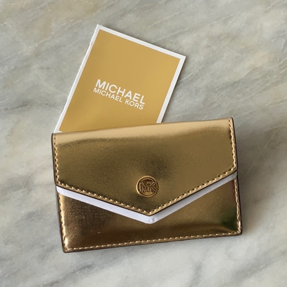 Michael Kors Gold Card Holder